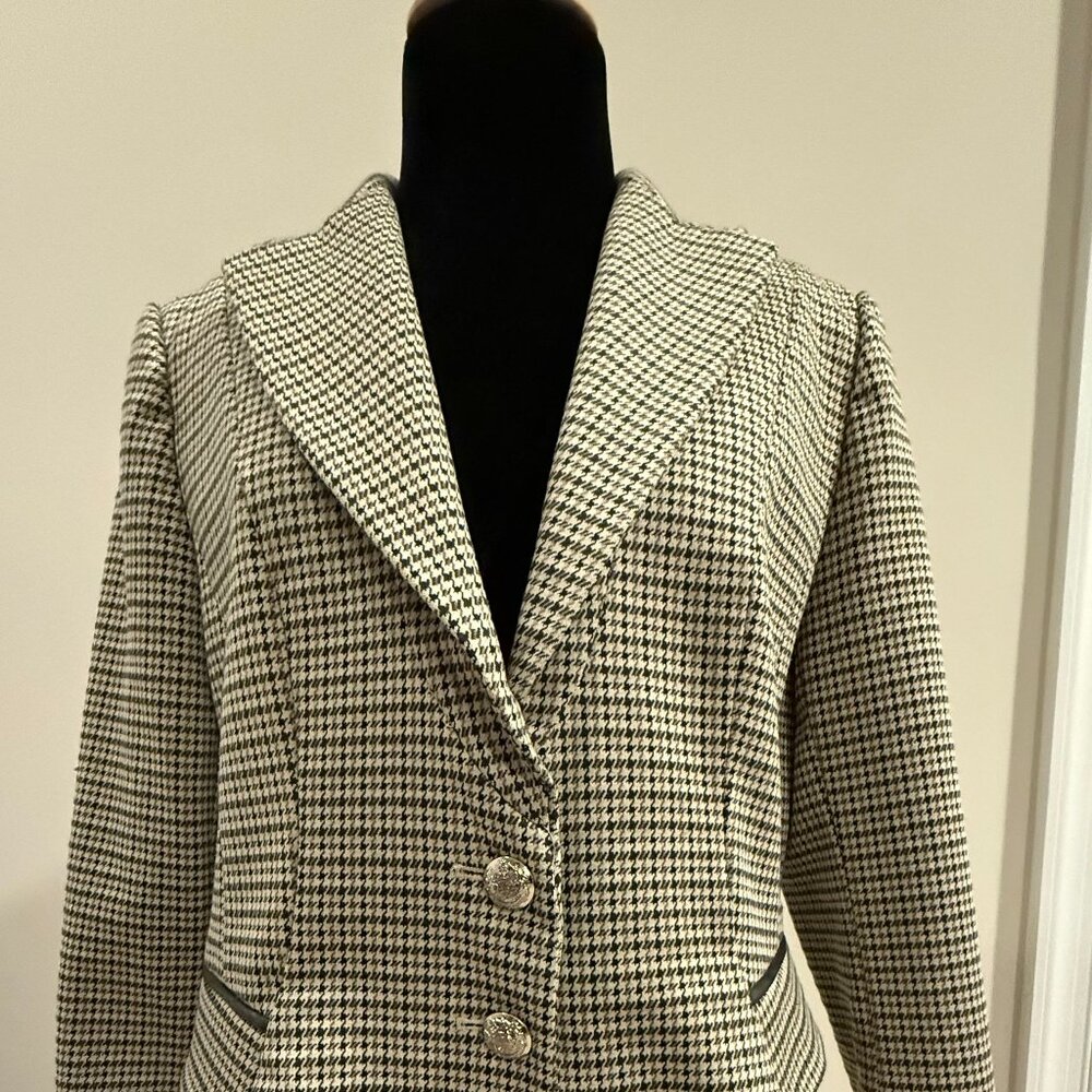 WHBM Herringbone Blazer